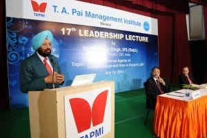 Leadership lecture TAPMI Manipal